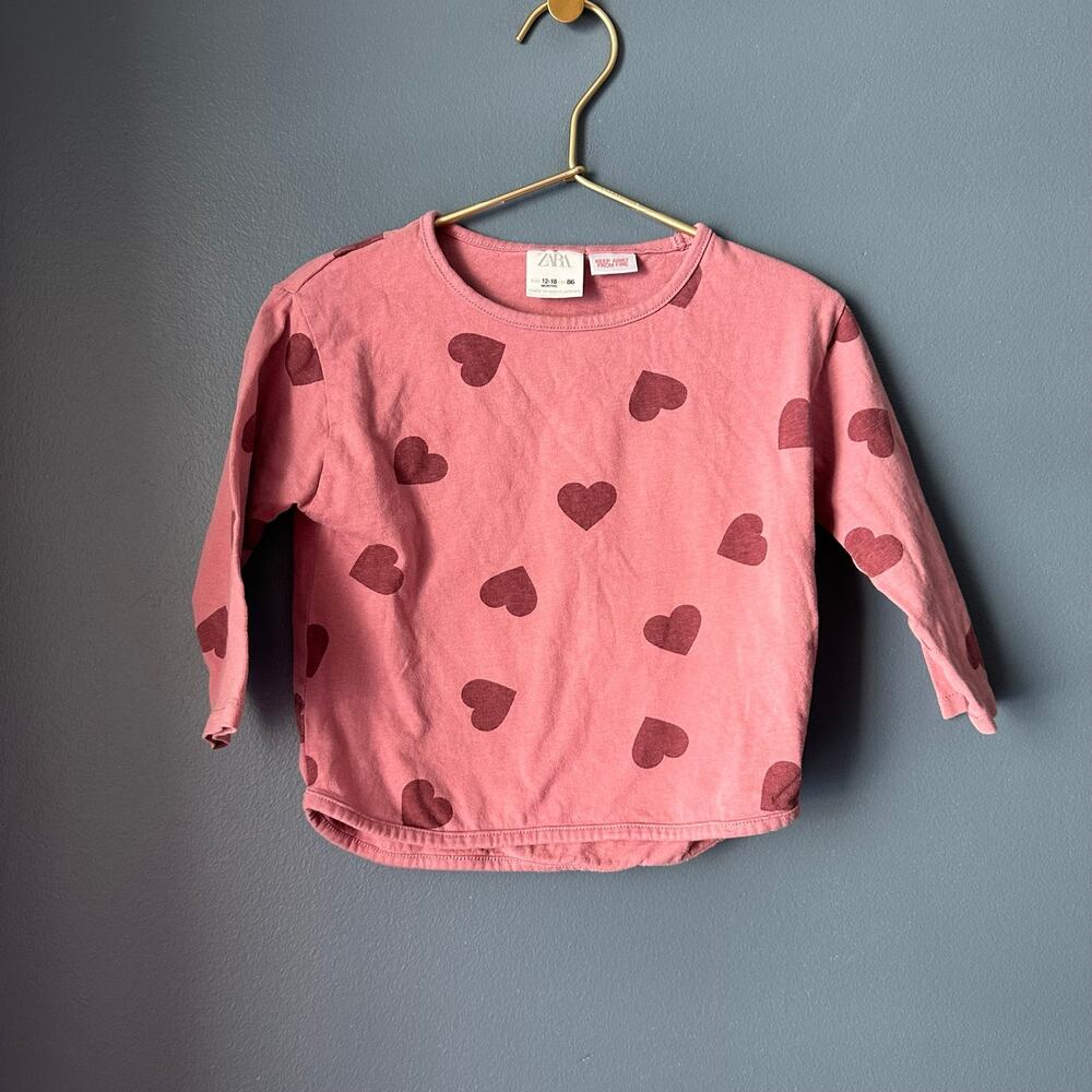 Zara heart‎ tee